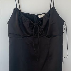Topshop black mini dress